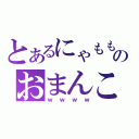 とあるにゃももんのおまんこ（ｗｗｗｗ）