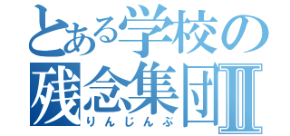 とある学校の残念集団Ⅱ（りんじんぶ）