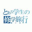 とある学生の修学旅行（長い旅）