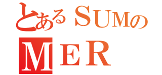 とあるＳＵＭのＭＥＲ（）