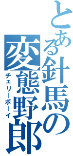 とある針馬の変態野郎（チェリーボーイ）