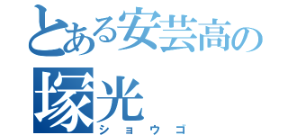 とある安芸高の塚光（ショウゴ）