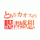 とあるカオスの読書感想文（カンソウブン）