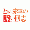 とある赤軍の赤い同志（ヨシフ・スターリン）