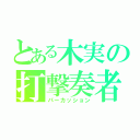 とある木実の打撃奏者（パーカッション）