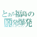 とある福島の原発爆発（メルトダウン）