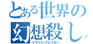 とある世界の幻想殺し（イマジンブレイカー）