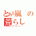 とある嵐の荒らし（荒らしー荒らしーホォーリー）