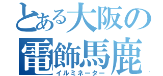 とある大阪の電飾馬鹿（イルミネーター）