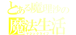 とある魔理沙の魔法生活（マジックライフ）