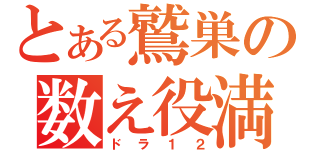 とある鷲巣の数え役満（ドラ１２）