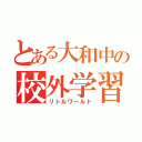 とある大和中の校外学習（リトルワールド）