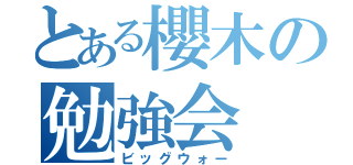 とある櫻木の勉強会（ビッグウォー）