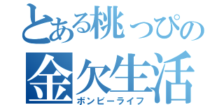 とある桃っぴの金欠生活（ボンビーライフ）