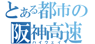 とある都市の阪神高速（ハイウェイ）