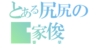 とある尻尻の黃家俊（番學）