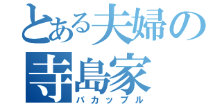 とある夫婦の寺島家（バカップル）