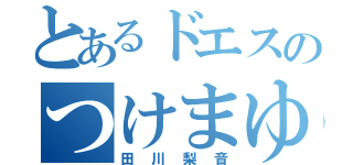 とあるドエスのつけまゆ（田川梨音）