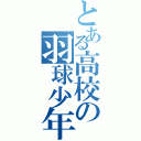 とある高校の羽球少年（）