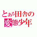 とある田舎の変態少年（）