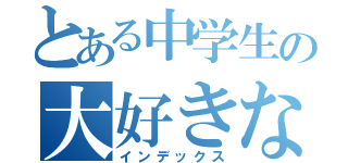 とある中学生の大好きな気持ち（インデックス）