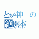 とある神の絶開本（インデックス）