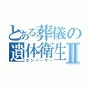 とある葬儀の遺体衛生保全師Ⅱ（エンバーマー）