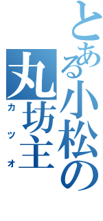 とある小松の丸坊主Ⅱ（カツオ）