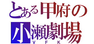 とある甲府の小瀬劇場（ＶＦＫ）