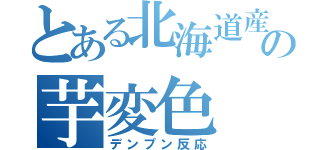 とある北海道産の芋変色（デンプン反応）