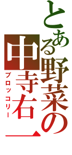 とある野菜の中寺右一（ブロッコリー）