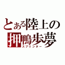 とある陸上の押鴨歩夢（スプリンター）