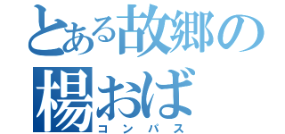 とある故郷の楊おば（コンパス）