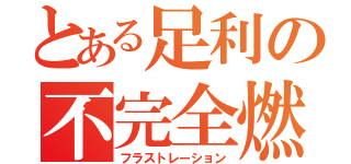 とある足利の不完全燃焼（フラストレーション）