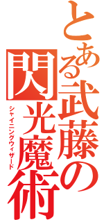 とある武藤の閃光魔術（シャイニングウィザード）