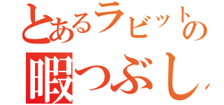 とあるラビットの暇つぶし（）