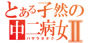 とある孑然の中二病女Ⅱ（バサラオタク）