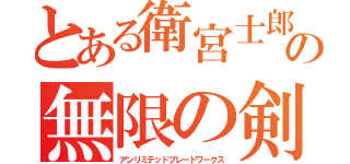 とある衛宮士郎の無限の剣製（アンリミテッドブレードワークス）