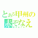 とある甲州の赤ぞなえ（尼子はぐみ）