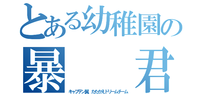 とある幼稚園の暴  君（キャプテン翼 たたかえドリームチーム）