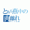 とある燕中の肉離れ（ウィツ太郎）