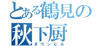 とある鶴見の秋下厨（ダウンヒル）