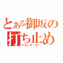 とある御坂の打ち止め（ラストオーダー）