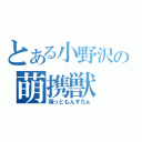 とある小野沢の萌携獣（萌っともんすたぁ）