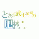 とある武士道精神の肥林强（武道哥）