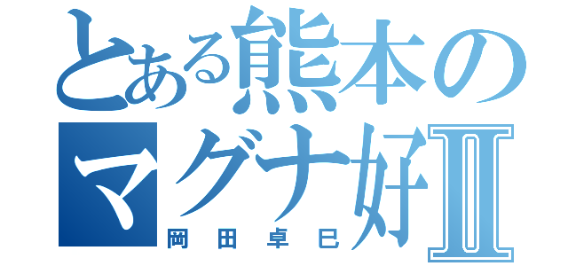 とある熊本のマグナ好きⅡ（岡田卓巳）