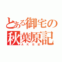 とある御宅の秋葉原記（ＡＫＢ記）