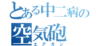 とある中二病の空気砲（エアガン）