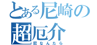 とある尼崎の超厄介（尼なんたら）