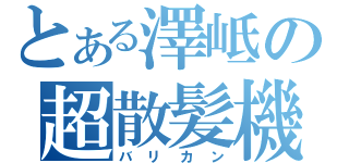 とある澤岻の超散髪機（バリカン）